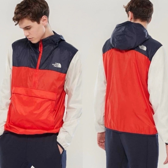 The North Face Other - The North Face Fanorak Windwall Packable Windbreaker Jacket Color block Men’s S